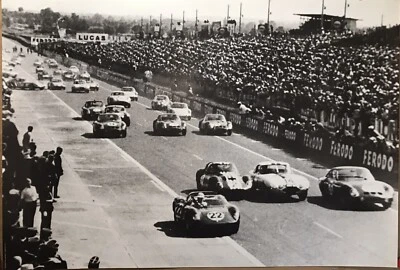 Ferrari Start Vintage Race Factory Produced Original. Very Rare Car Poster WOW! - Image 1 of 4