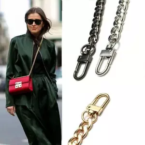 Women Handbag Accessories Metal Replacement Strap Chain Shoulder Crossbody Bag - Picture 1 of 9