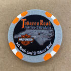 Raleigh, North Carolina Tobacco Road Harley Davidson Poker Chip / Gray & Orange