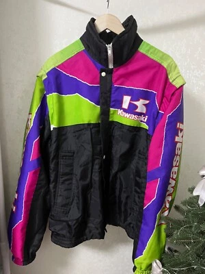 Chaqueta transformadora kawasaki vintage años 80 Foto 1 de 4
