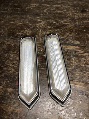 1979 Chrysler Cordoba B Pillar Lamp Lenses ** WEAR ** - Image 1 of 4