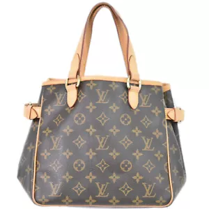 Louis Vuitton Batignolles M51156 Monogram Canvas Tote Handbag Brown - Picture 1 of 10