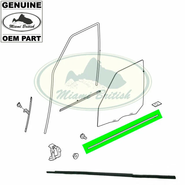 CINTURÓN PUERTA DELANTERA LAND ROVER TIRA METEOROLÓGICA DERECHA LR3 LR4 LR044649 OEM Foto 1 de 1