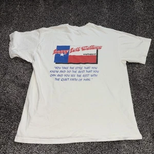 Vintage 1993 Jerry Jeff Walker scollegato piccoli difetti taglia grande made in USA - Foto 1 di 11
