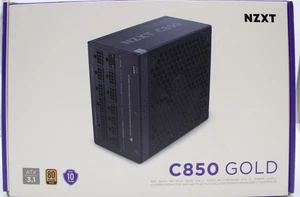 NZXT C850 Gold ATX 3.1 Fully Modular Low Noise PC PSU 850 Watts 80 Plus Gold\ - Afbeelding 1 van 11