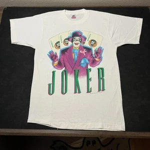 The Joker Jack Nicholson T-Shirt Vintage 1980s Batman Movie DC Comics Deadstock - Picture 1 of 9