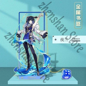 Genshin Impact Yelan Cosplay Decoración Estudiante Metal Marcador Regalo Papelería #B - Imagen 1 de 4