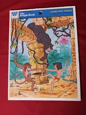 Vintage 1967 Whitman Disney's The Jungle Book Frame Tray Puzzle  - Image 1 of 4