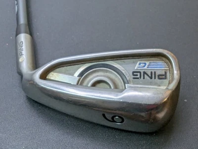 Ping G Single 6 Iron Golf Club Right Hand Graphite Reg Shaft Stock Grip White - Image 1 of 4