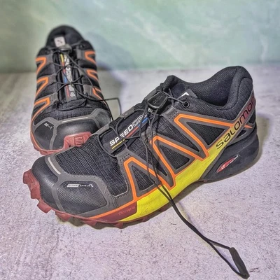 Salomon Speedcross 4 Para Hombres Talla 7 Trail Running Zapatos Senderismo Tenis SC Bajo Negro Foto 1 de 4