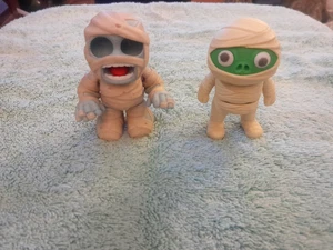 Lot Two 3D Printed Mummies 3" Egyptian Halloween - Picture 1 of 4