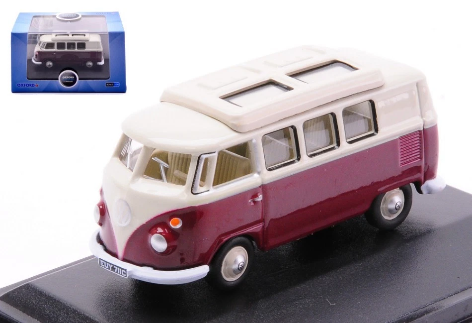 VW T1 CAMPER TITAN RED/BEIGE 1:76 - Immagine 1 di 1