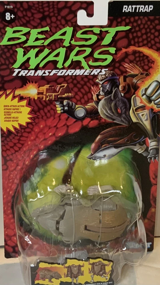 Open Transformers Beast Wars Rattrap - Kenner 2021 Reissue