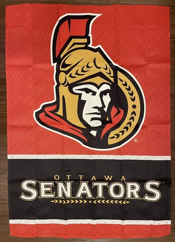 Ottawa Senators Hockey NHL Flag Banner 28"X40" 2-Sided Tailgating FREE SHIPPING Cover