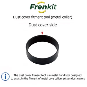 For BMW 5 E60 / E61 (03-09) REAR PISTON DUST COVER FITMENT TOOL 46mm (& VIDEO) - Picture 1 of 3