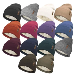 Gorro Forro Térmico Peluche Polar Suave Cálido Invierno Lana Tejido Unisex - Imagen 1 de 27