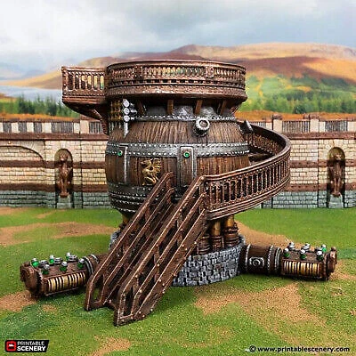 Archanical Repository by Printable Scenery, 3D Printed Tabletop Scenery Wargame - Image 1 of 4