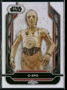 Star Wars Topps Chrome 2024 Card Costco Super Box Refractor - C3PO C-3PO - Picture 1 of 2