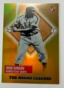 2005 Topps Pristine The Negro Leagues Josh Gibson #135 Gold Refractor /65 - Bild 1 von 5