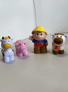 Menge 4 Happyland Kunststoff Bauernhoftiere und Bauer - Bild 1 von 21