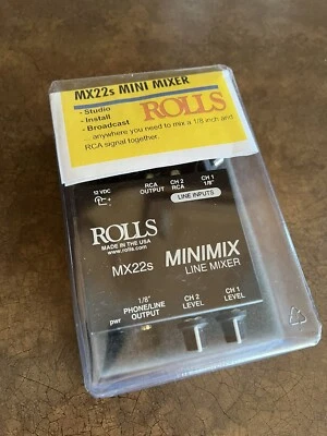 Mezclador de 2 canales Rolls MX22s Mini Mix Foto 1 de 3