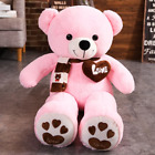 High Quality 100CM 4 Colors Teddy Bear With Scarf Stuffed Animals Bear Plush Toy