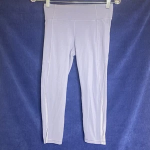 Athleta Girl Leggings Size XL/14 Lavender Stash Your Treasures Capri Leggings - Picture 1 of 7