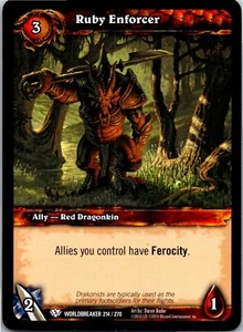 World of Warcraft Kartenspiel Ruby Enforcer 214/270 Worldbreaker TCG WOW - Bild 1 von 1