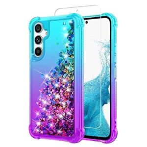 Samsung Galaxy A54 5G Case Gradient Glitter Liquid Shockproof Protective Cover