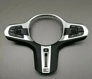 Orig. BMW 5er M-Sport Multifunktionslenkrad Blende o.TNr.+ Schalter 7854187 - Bild 1 von 7