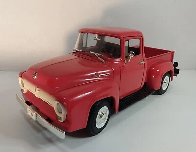 De colección. Camioneta pickup Ford F-100 Stepside 1956 Ertl American Muscle 1997 escala 1:18  Foto 1 de 4