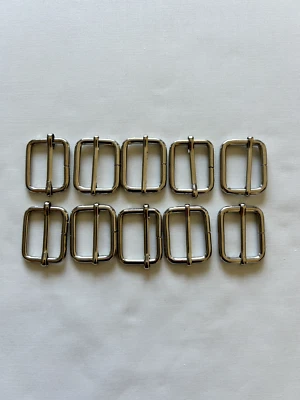 20mm Metal Tri Glide Slider Heavy Duty Webbing Straps Bags Dog Collar x 10 - Image 1 of 4