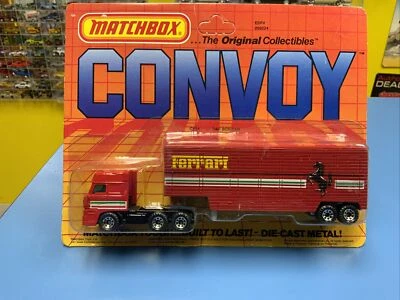Matchbox Convoy Ferrari Semi Tractor Trailer DAF Box Car  050224 - Image 1 of 4