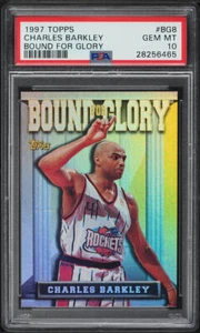 1997-98 TOPPS BOUND FOR GLORY CHARLES BARKLEY #BG8 PSA 10 GEM MINT POP 1 - Picture 1 of 2