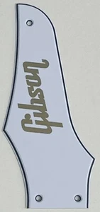 3 Ply White Pickguard Fit Gibson Firebird"Logo"Truss Rod Cover Guitar Parts - Picture 1 of 5