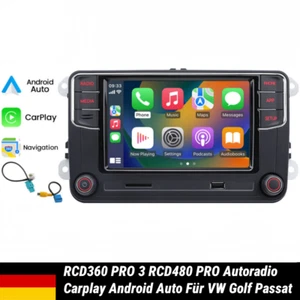 RCD360 PRO 3 RCD480 PRO Autoradio Carplay Android Auto Für VW Golf Passat - Bild 1 von 19