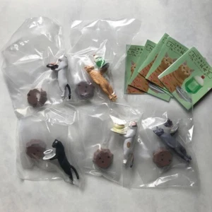 Cat Restaurant Miniature Figure Set of 5 Capsule Complete Kitan club Japan New - Picture 1 of 7