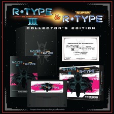 R-TYPE III & SUPER R-TYPE COLLECTOR S EDITION 2900EX. (BLACK CART) SNES NEW