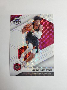 2020 CHRISTIAN WOOD PANINI MOSAIC WHITE PRIZM 25/25 SSP MINT HOUSTON ROCKETS