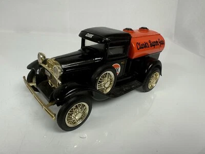 Liberty Classics Clark 1930's Ford Model A Tanker Truck Die Cast Coin Bank LLBC1 - Image 1 of 4