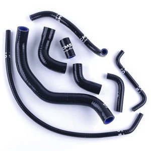 1998-2001 Yamaha R1 YZF-R1 YZFR1 98-01 Silicone Radiator Cooling Hose Kit Black - Picture 1 of 12