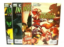 Secret Invasion Front Line 2 3 4 5 Marvel Comics 4 Book Lot Juan Doe Covers 2008