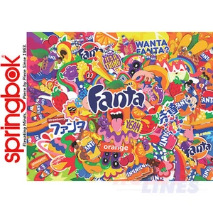 FANTASTICAL Fanta 1000 piece SPRINGBOK Jigsaw Puzzle Random Cut Super Deluxe - Picture 1 of 9