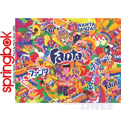 FANTASTICAL Fanta 1000 piece SPRINGBOK Jigsaw Puzzle Random Cut Super Deluxe - Image 1 of 4