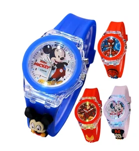 Wrist Watch Soft Band Cartoon Analog Quartz Watches for Boys, Girls and kids - Picture 1 of 24
