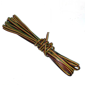 American Flyer Rainbow wire flat 4 color for switches & accs ~Approximately 24ft - Picture 1 of 5