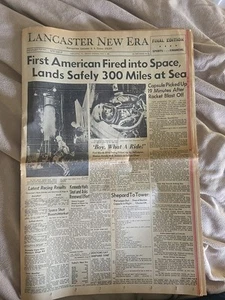First American Launched Into Space May 5th 1961 Lancaster New Era Complete 38... - Picture 1 of 12