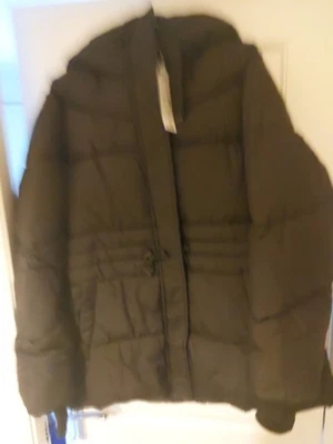 GEORGE WOMENS WINTER COAT HOODED PADDED QUILTED SIZE LARGE  16-18 RRP £38 NEW - Image 1 of 4