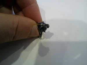 Anello scarabeo egiziano vintage, raro gioiello TAGLIA SMALL - Foto 1 di 6