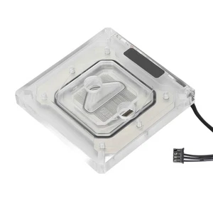 CPU Water Block RGB CPU Water Cooling Block Acrylic And Brass Efficient Heat - Zdjęcie 1 z 12